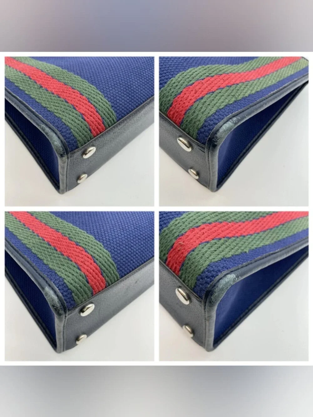 Gucci | Bags | Authentic Gucci Interlocking G Sherry Line Cotton ...